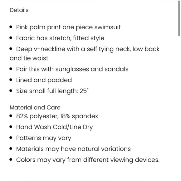 Pink Lily bathing suit, size Lg - Picture 10 of 11